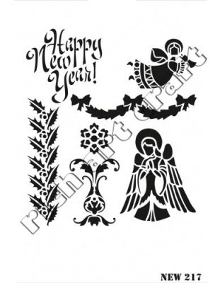 Rich XL Stencil New217 24X33 - 1