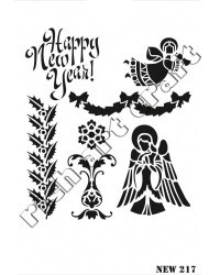 Rich XL Stencil New217 24X33 - 2