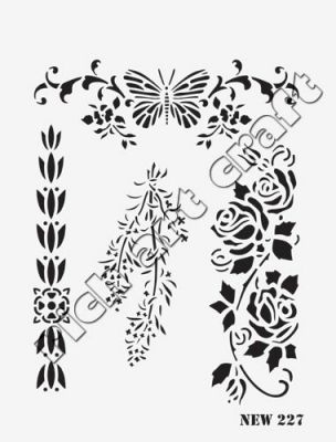 Rich XL Stencil New227 24X33 - 1