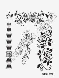 Rich XL Stencil New227 24X33 - 2