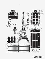 Rich XL Stencil New228 24X33 - 3