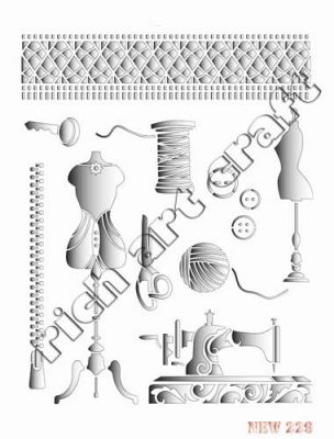Rich XL Stencil New229 24X33 - 1