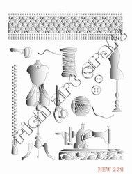 Rich XL Stencil New229 24X33 - 2