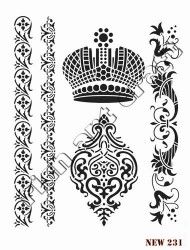 Rich XL Stencil New231 24X33 - 2