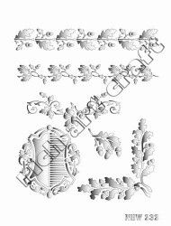 Rich XL Stencil New232 24X33 - 2