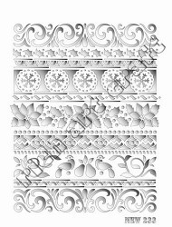 Rich XL Stencil New233 24X33 - 2
