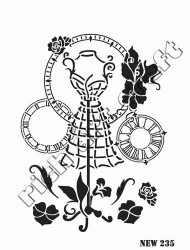Rich XL Stencil New235 24X33 - 2