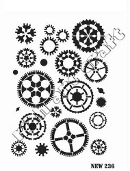 Rich XL Stencil New236 24X33 - 2