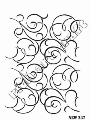 Rich XL Stencil New237 24X33 - 1