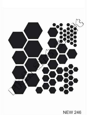 Rich XL Stencil New246 24X33 - 1