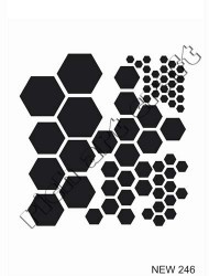 Rich XL Stencil New246 24X33 - 2