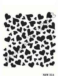 Rich XL Stencil New254 24X33 - 3