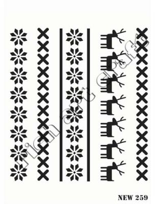 Rich XL Stencil New259 24X33 - 1
