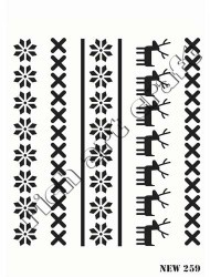 Rich XL Stencil New259 24X33 - 2