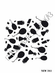 Rich XL Stencil New261 24X33 - 3