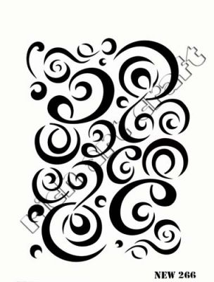 Rich XL Stencil New266 24X33 - 1