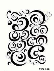 Rich XL Stencil New266 24X33 - 2