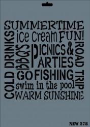 Rich XL Stencil New278 24X33 - 3