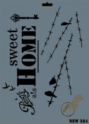 Rich XL Stencil New284 24X33 - 3