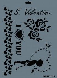 Rich XL Stencil New287 24X33 - 2