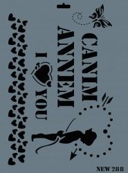 Rich XL Stencil New288 24X33 - 3