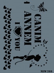 Rich XL Stencil New288 24X33 - 2