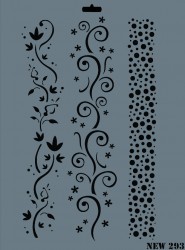 Rich XL Stencil New293 24X33 - 3