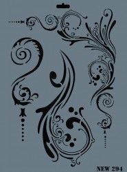 Rich XL Stencil New294 24X33 - 3