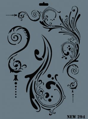 Rich XL Stencil New294 24X33 - 1