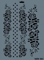 Rich XL Stencil New297 24X33 - 3