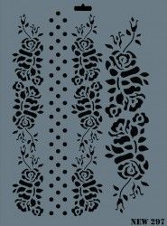 Rich XL Stencil New297 24X33 - 2
