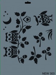 Rich XL Stencil New303 24X33 - 3