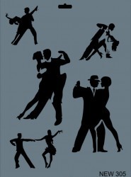 Rich XL Stencil New305 24X33 - 3
