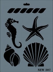 Rich XL Stencil New307 24X33 - 2