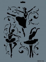 Rich XL Stencil New312 24X33 - 3