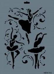 Rich XL Stencil New312 24X33 - 2