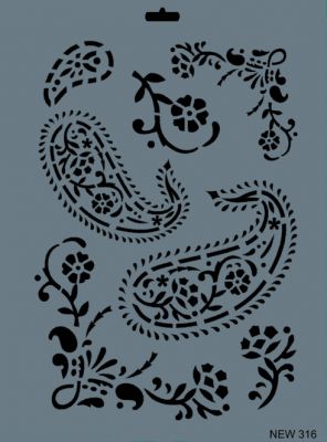 Rich XL Stencil New316 24X33 - 1