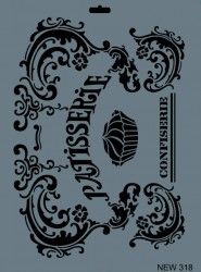 Rich XL Stencil New318 24X33 - 3