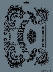Rich XL Stencil New318 24X33 - 2