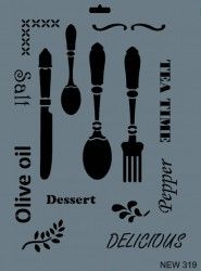 Rich XL Stencil New319 24X33 - 3