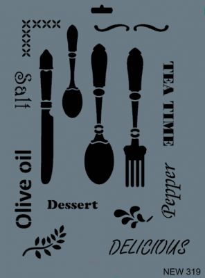 Rich XL Stencil New319 24X33 - 1