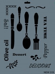 Rich XL Stencil New319 24X33 - 2