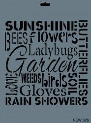 Rich XL Stencil New326 24X33 - 3