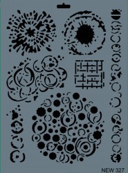 Rich XL Stencil New327 24X33 - 2