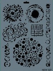 Rich XL Stencil New327 24X33 - 2