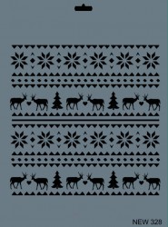 Rich XL Stencil New328 24X33 - 3
