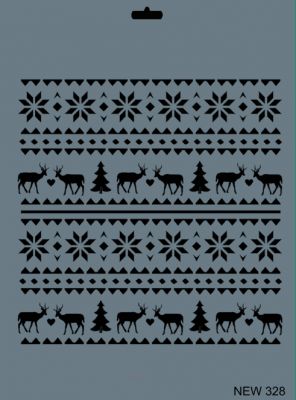 Rich XL Stencil New328 24X33 - 1