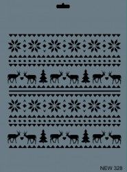 Rich XL Stencil New328 24X33 - 2