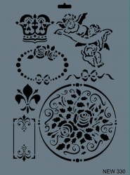 Rich XL Stencil New330 24X33 - 3