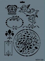 Rich XL Stencil New330 24X33 - 2